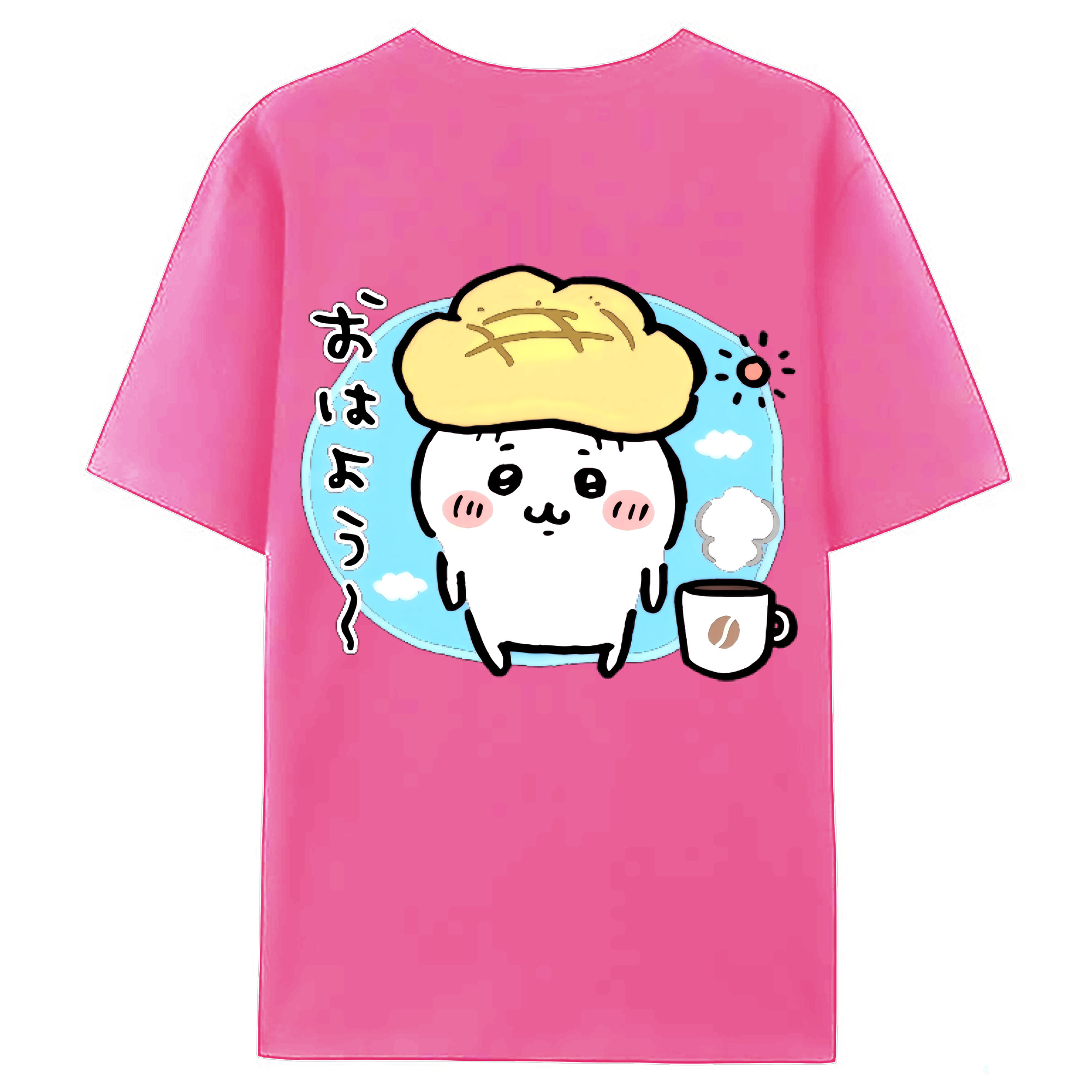 （画像用） ちいかわ ちいかわ Chii-kawa chiikawa レディース半袖Tシャツ(バックプリント)